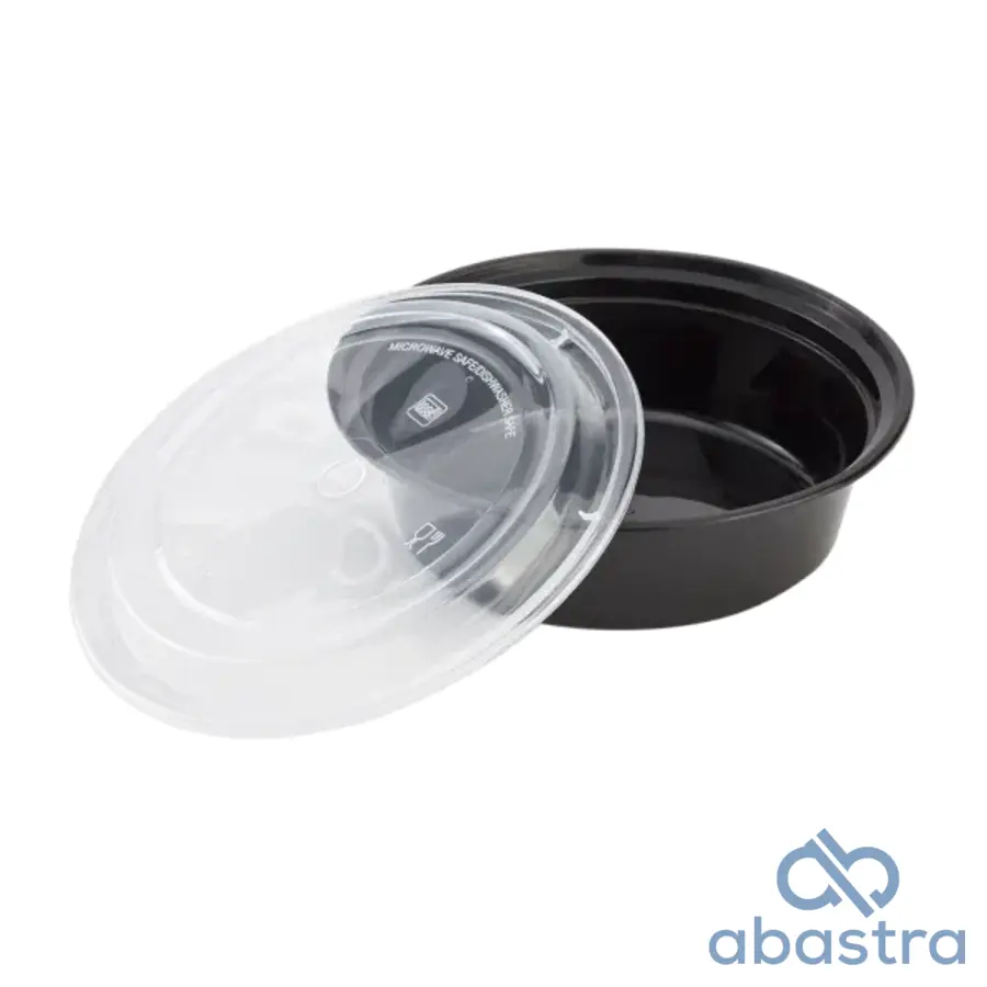 Envase Deli PP Negro 32 Oz (150und)