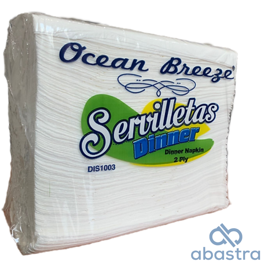 Servilleta Dinner Blanca (15x17) 20/150 Blanca (1-2ply)