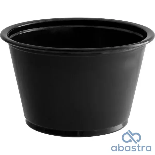 Envase Souffle PP 4 Oz 20/125 (Negro)