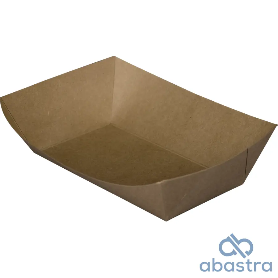 Barquito Cartón Kraft 5 Lb 2/250 (Gra.)