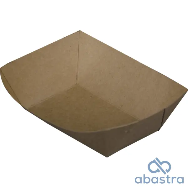 Barquito Cartón Kraft 1 Lb 4/250 (Peq.)