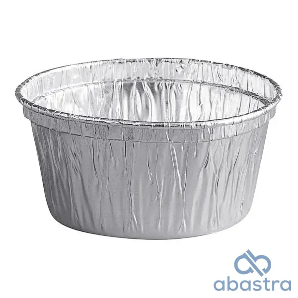 Envase De Aluminio Redondo C/Tapa #8 500/1
