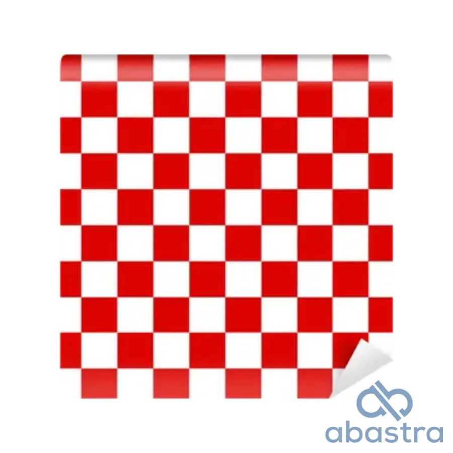 Lamina Antigrasa 12"x12" (Negro, Rojo y Azul)