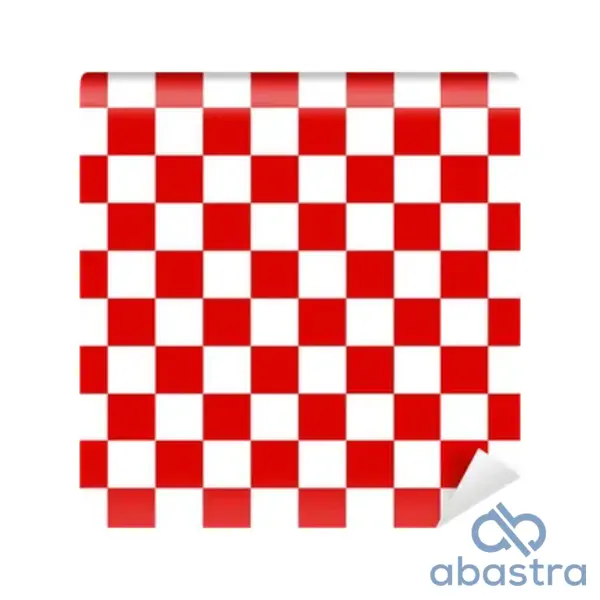Lamina Antigrasa 12"x12" (Negro, Rojo y Azul)