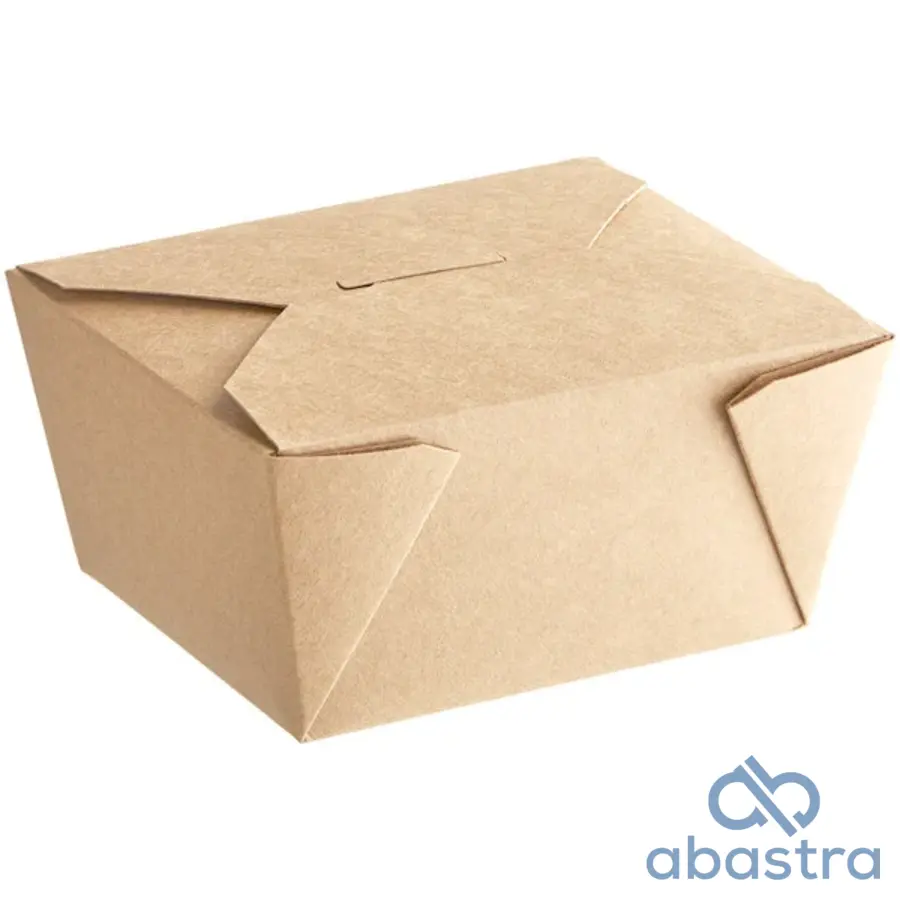 Cajas Para Llevar #1 Kraft 30 Oz 9/50