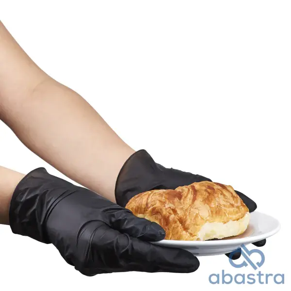 Guantes De Nitrilo M 10/100 (Negro)