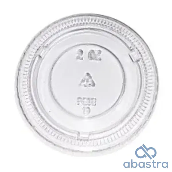 Tapa PET Plana P/Soufflé 2 Oz 20/125