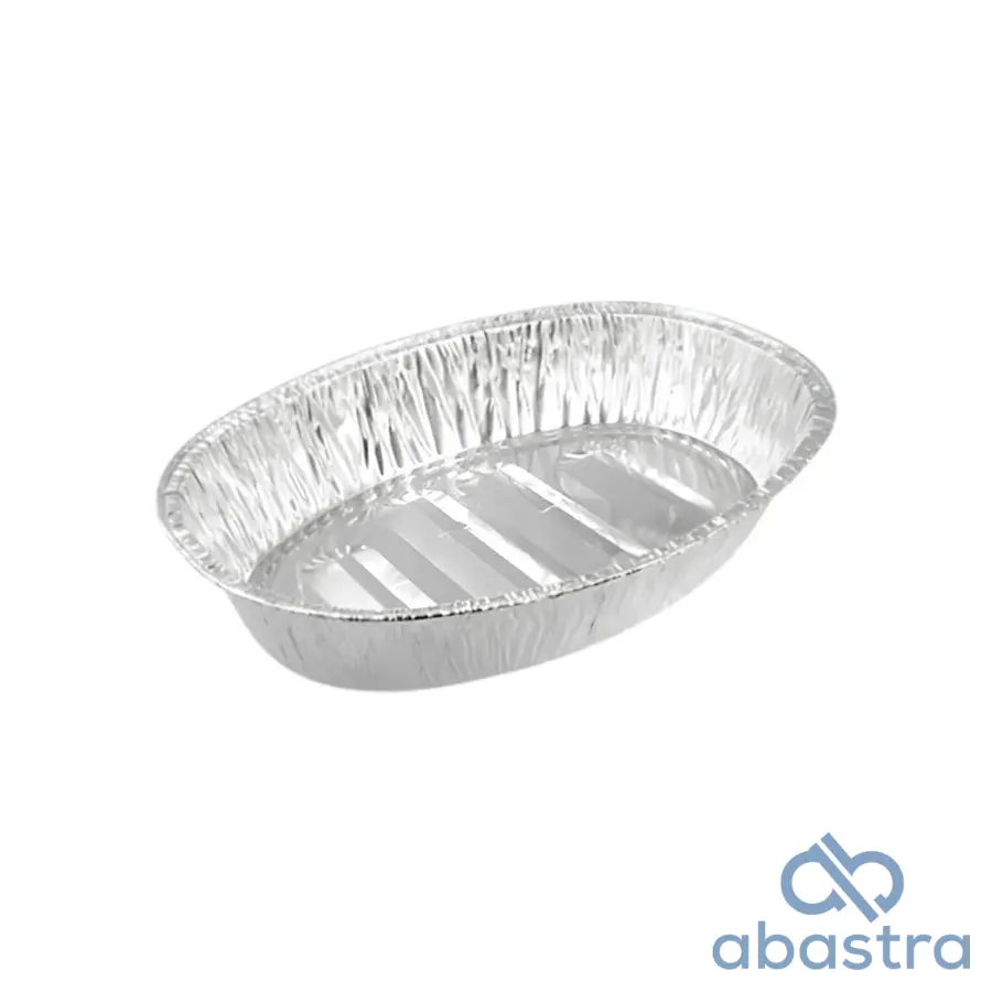 Bandejas De Aluminio Mediana Ovalada 50/1