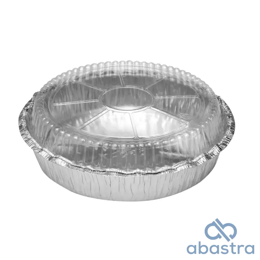 Envase De Aluminio Redondo C/Tapa #8 500/1