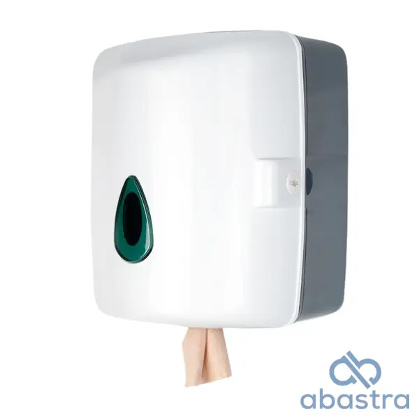 Dispensador De Toalla Center Pull (Blanco y Negro)