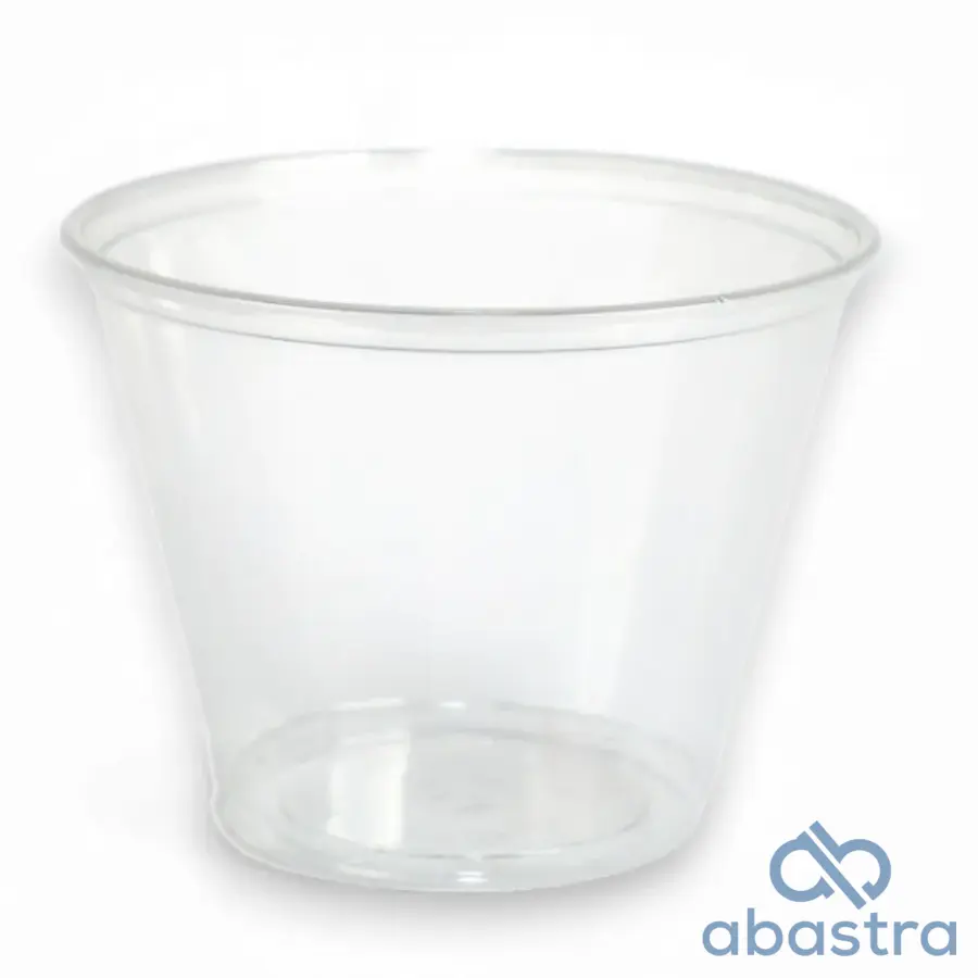 Vaso Plastico PET 9 Oz Bajo 92mm 20/50