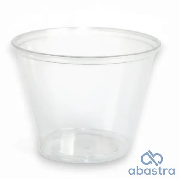 Vaso Plastico PET 9 Oz Bajo 92mm 20/50